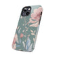 Green Fall floral Tough Phone Cases