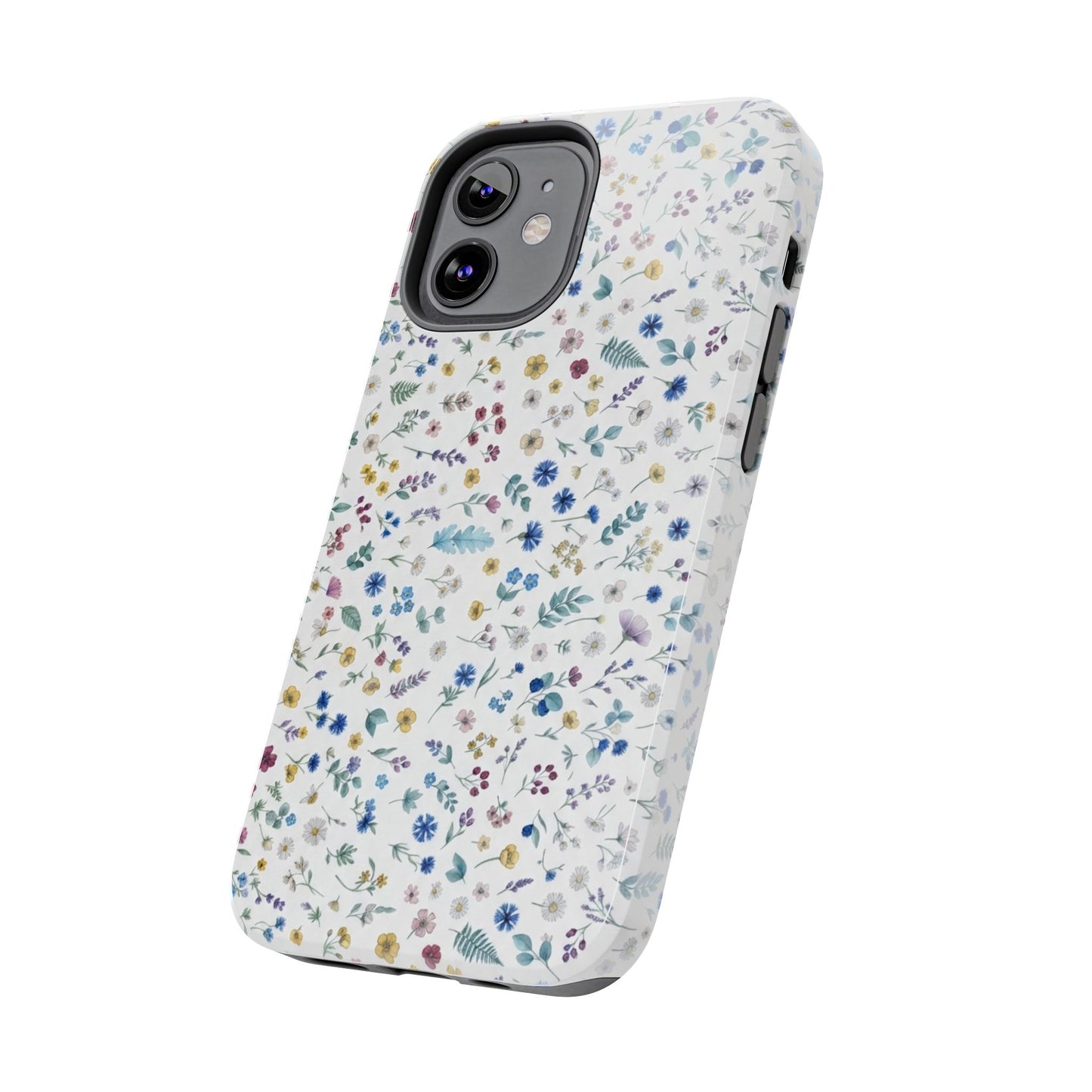 White Floral, Tough Phone Cases, Floral, Fall