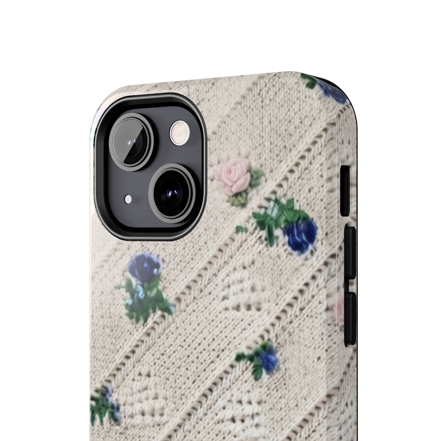 Tough Phone Cases, Fabric Like, Grandmillenial, Floral