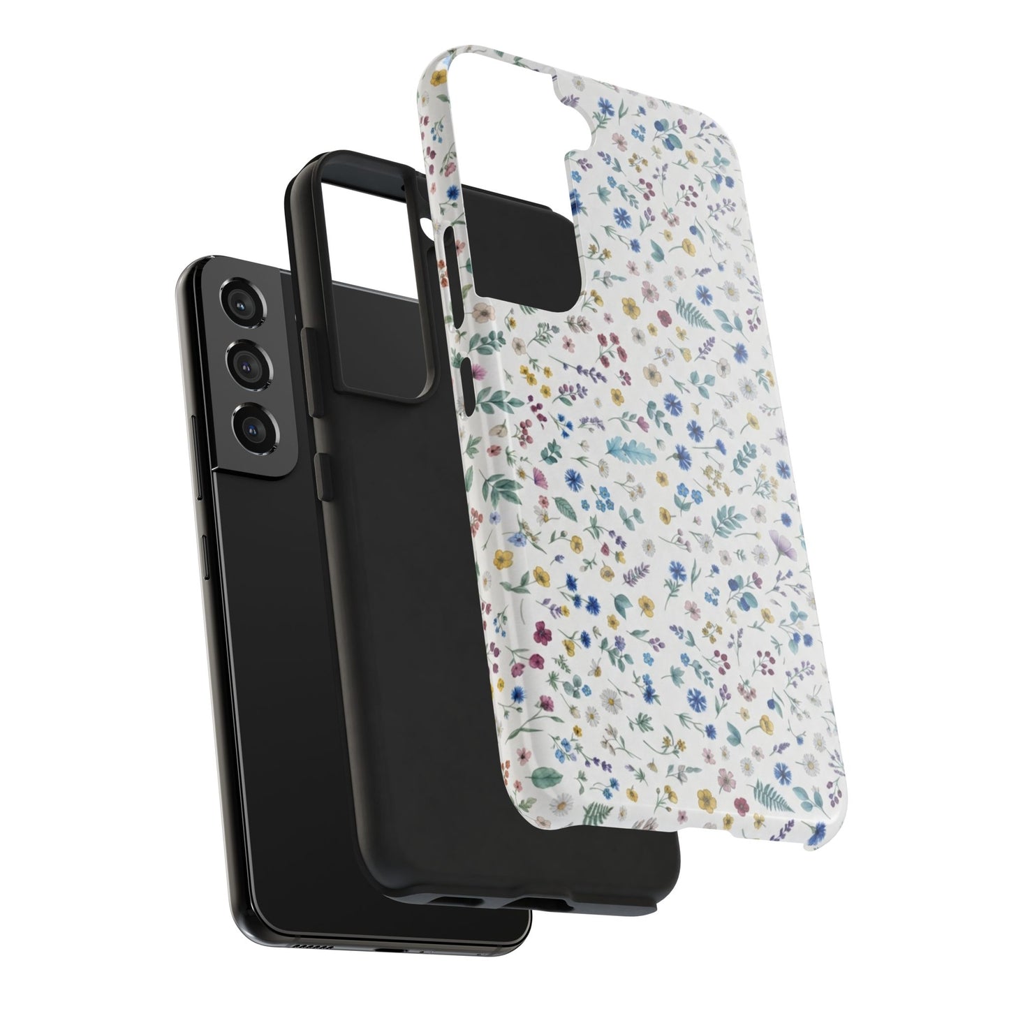 White Floral, Tough Phone Cases, Floral, Fall