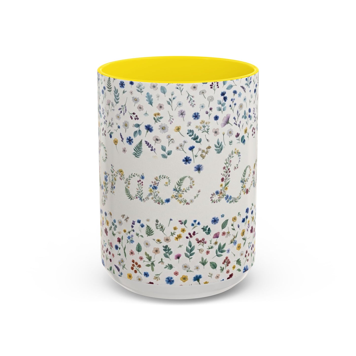Grace Led Floral, Faith, Coffee Mug (11, 15oz)