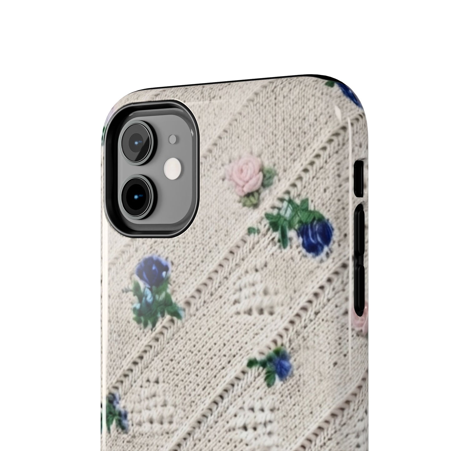 Tough Phone Cases, Fabric Like, Grandmillenial, Floral