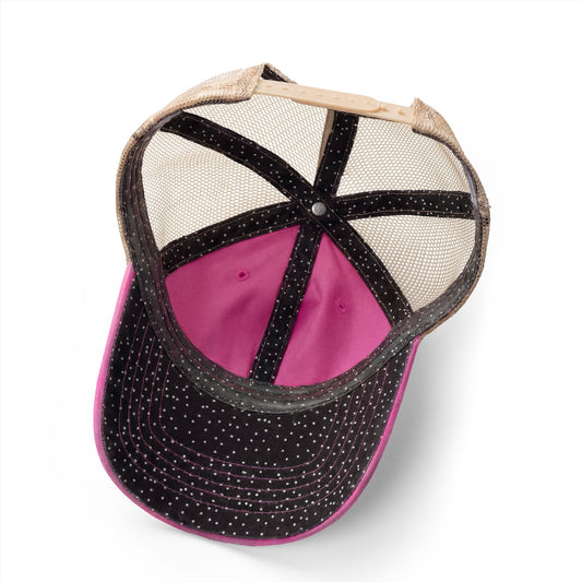 Pink Polka It’s Just Earth Women's Washed Mesh-Back Cap