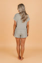 Stripe Textured Knit Top & Shorts Set
