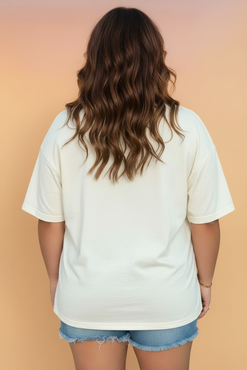 Plus Size Bow Patch T-Shirt
