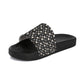 Ditsy Floral Black Slide Sandals — Women's Casual Pool & Beach Slides