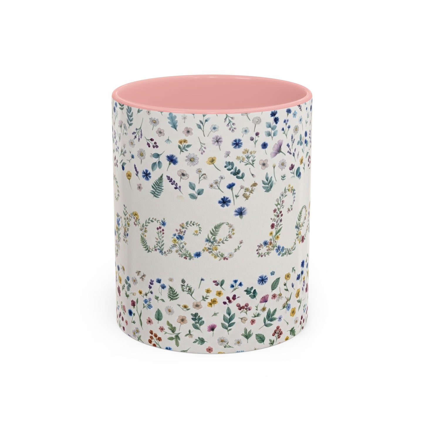 Grace Led Floral, Faith, Coffee Mug (11, 15oz)