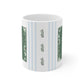 "On the Hard Days I will praise you. On the Good Days I will praise You" 2 sided Ceramic Coffee Cups, Stripes 11oz, 15oz