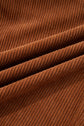 Solid Corduroy Drawstring Elastic Waist Pants