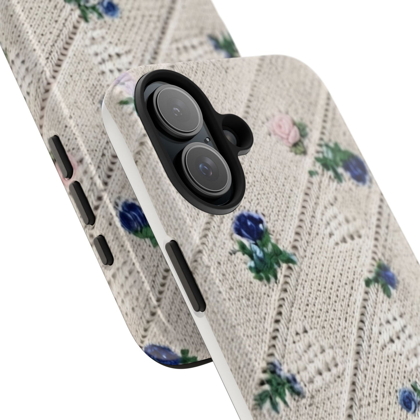 Tough Phone Cases, Fabric Like, Grandmillenial, Floral