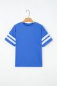 Varsity Stripe Crew Neck Short Sleeve T-Shirt