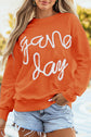 GAME DAY Tinsel Drop Shoulder Sweatshirt
