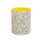 Fall Floral, Yellow Accent Coffee Mug (11, 15oz)