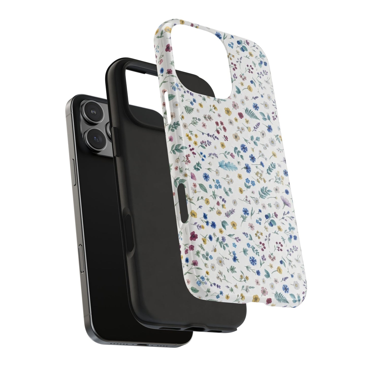 White Floral, Tough Phone Cases, Floral, Fall