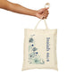 Isaiah 46:4 Floral Canvas Tote — Christian Scripture Reusable Grocery Bag