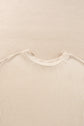 Corded Knit Long Sleeve Top and Shorts Set