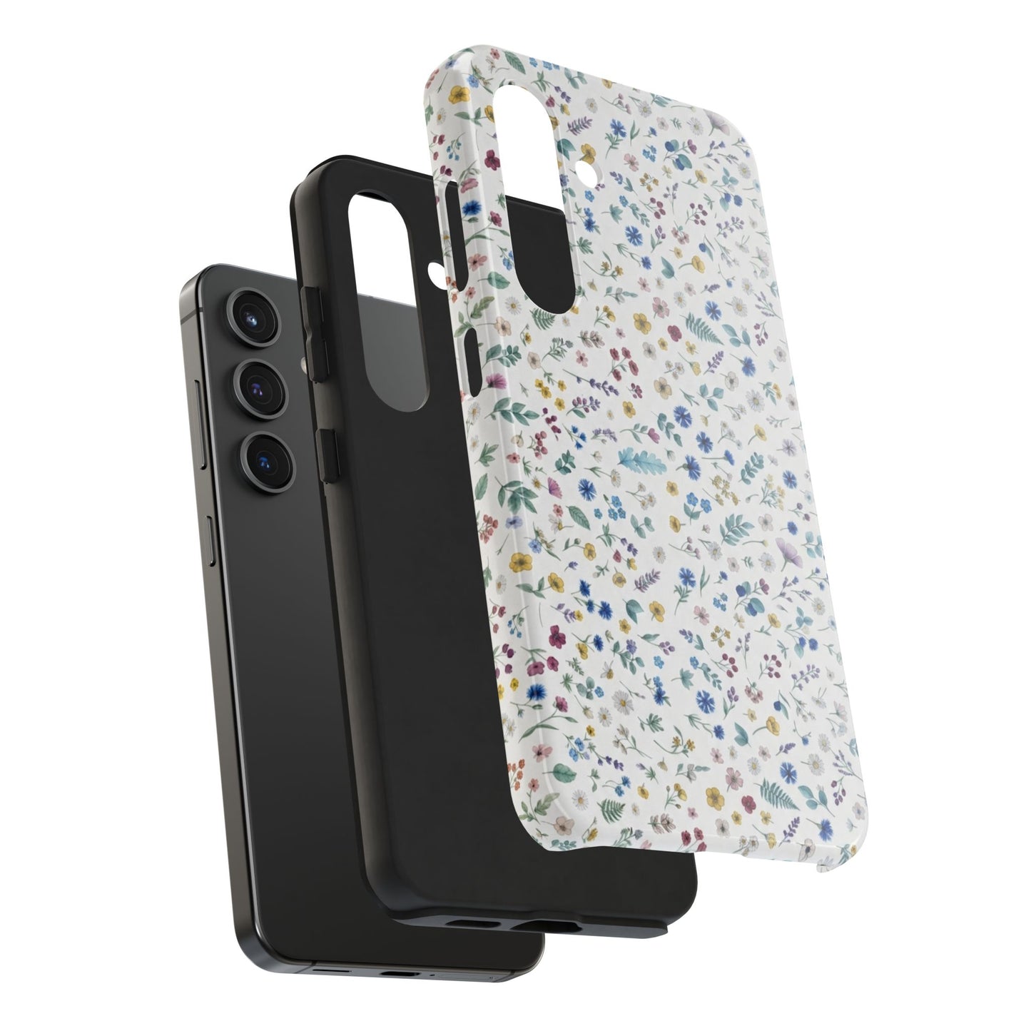 White Floral, Tough Phone Cases, Floral, Fall