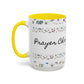 Prayer Changes Everything Accent Coffee Mug (11, 15oz)