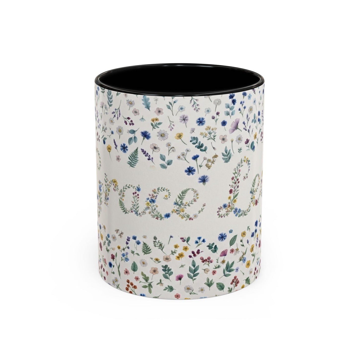Grace Led Floral, Faith, Coffee Mug (11, 15oz)
