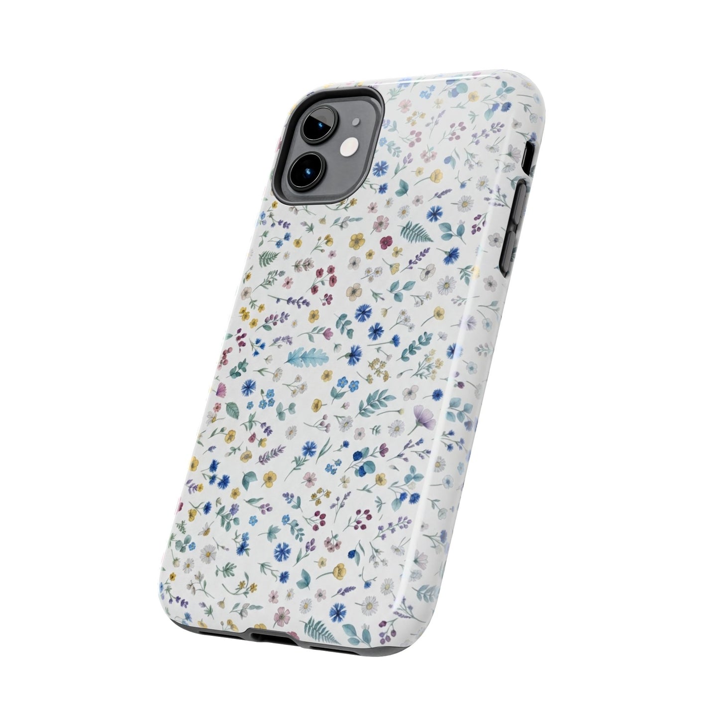 White Floral, Tough Phone Cases, Floral, Fall