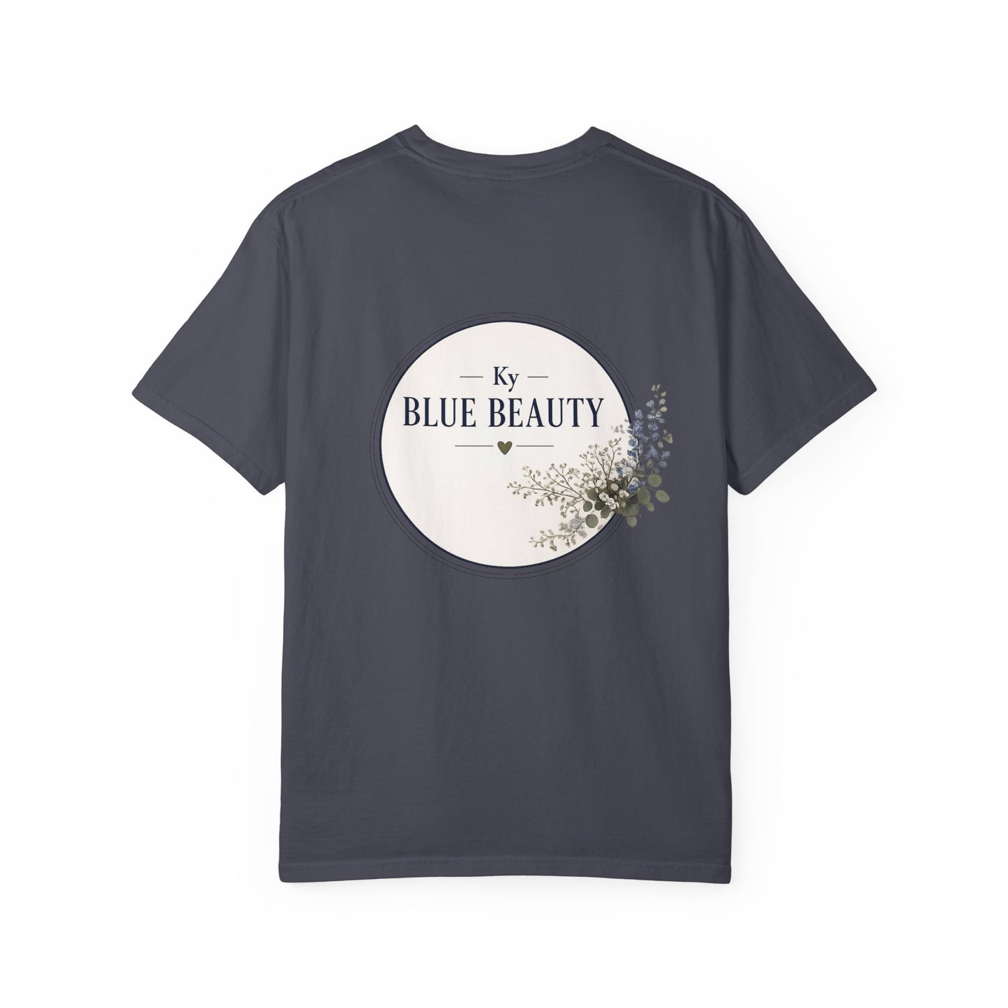 T-Shirt — 'Ky Blue Beauty' Vintage Botanical Tee