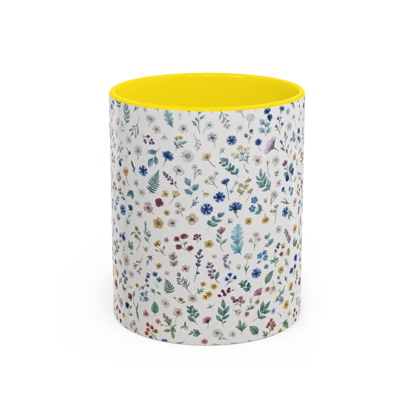 Floral Accent, Spring & Fall Collection Coffee Mug (11, 15oz)