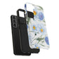 Blue Floral Tough Phone Cases