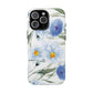 Blue Floral Tough Phone Cases