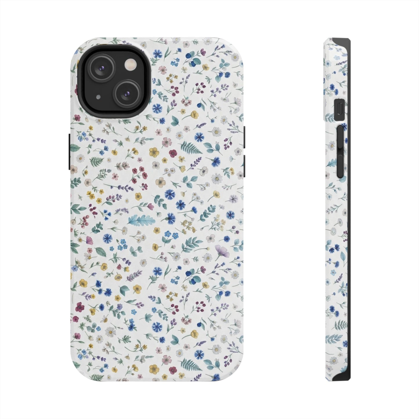 White Floral, Tough Phone Cases, Floral, Fall