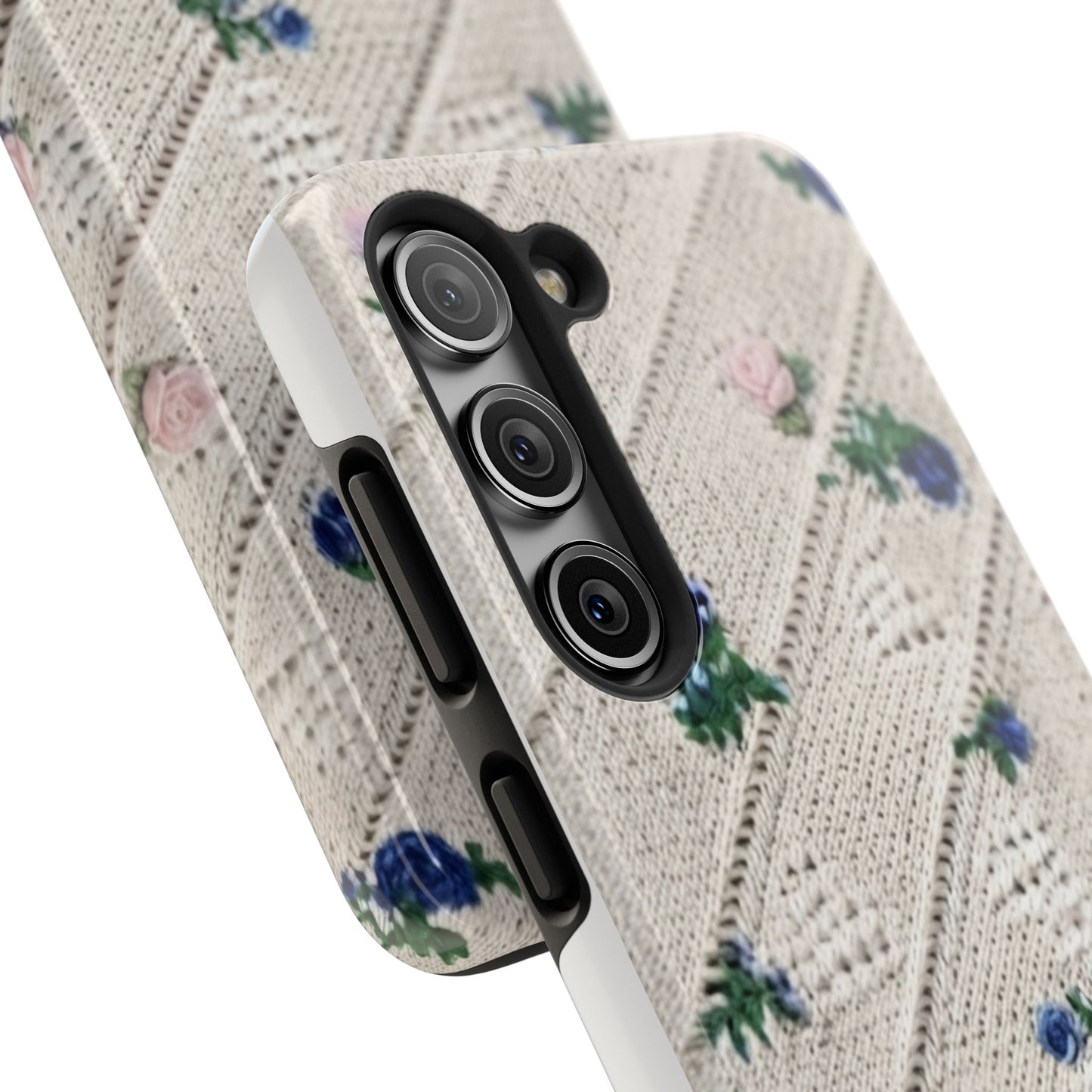 Tough Phone Cases, Fabric Like, Grandmillenial, Floral