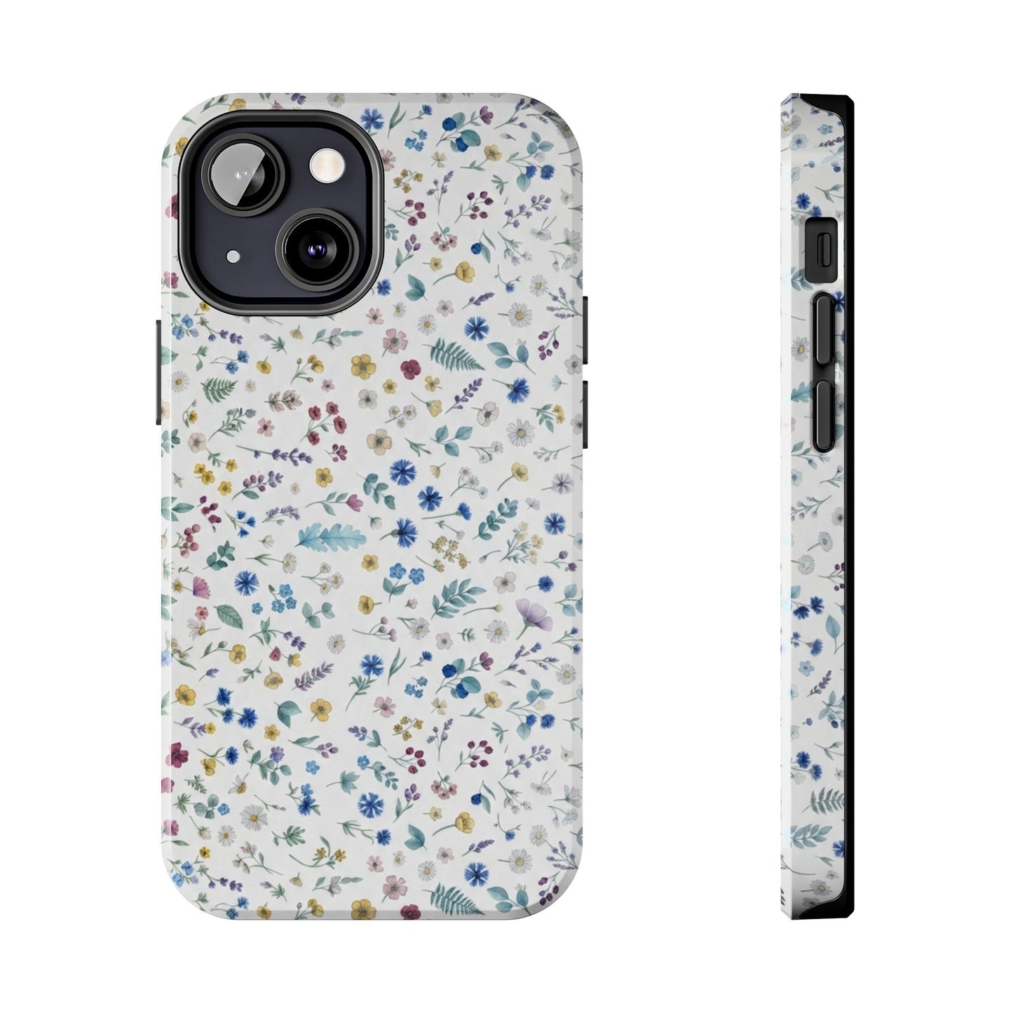 White Floral, Tough Phone Cases, Floral, Fall