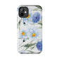 Blue Floral Tough Phone Cases