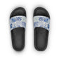 Blue Mosaic Tile Slide Sandals — Women's Pool & Casual Beach Slides