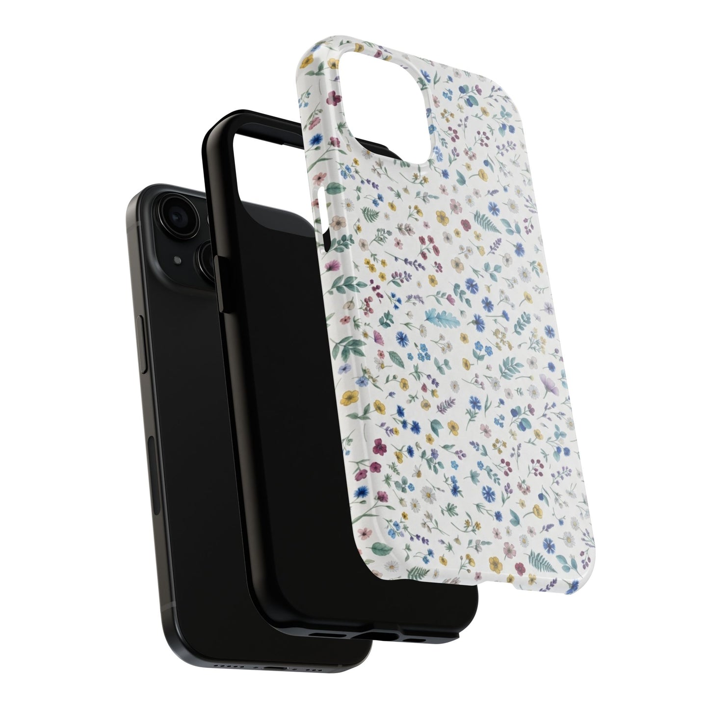 White Floral, Tough Phone Cases, Floral, Fall