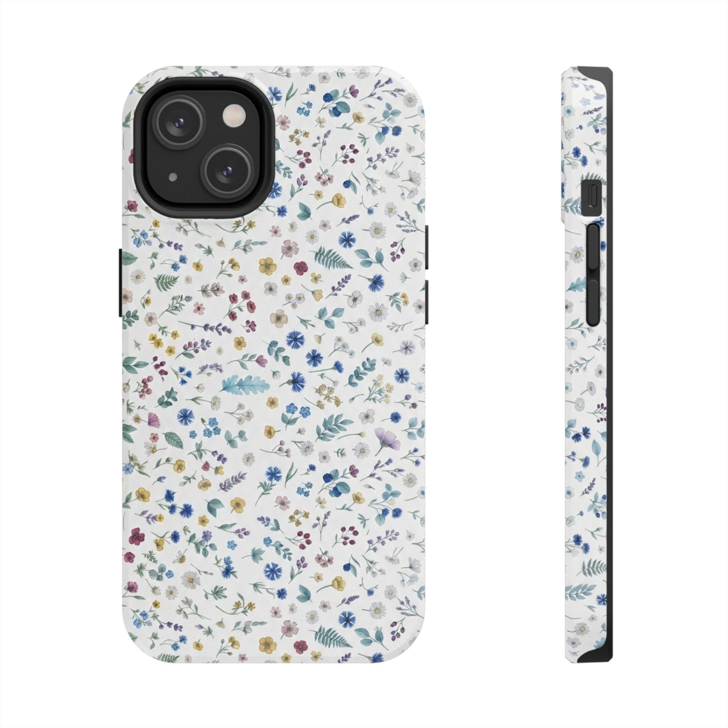 White Floral, Tough Phone Cases, Floral, Fall