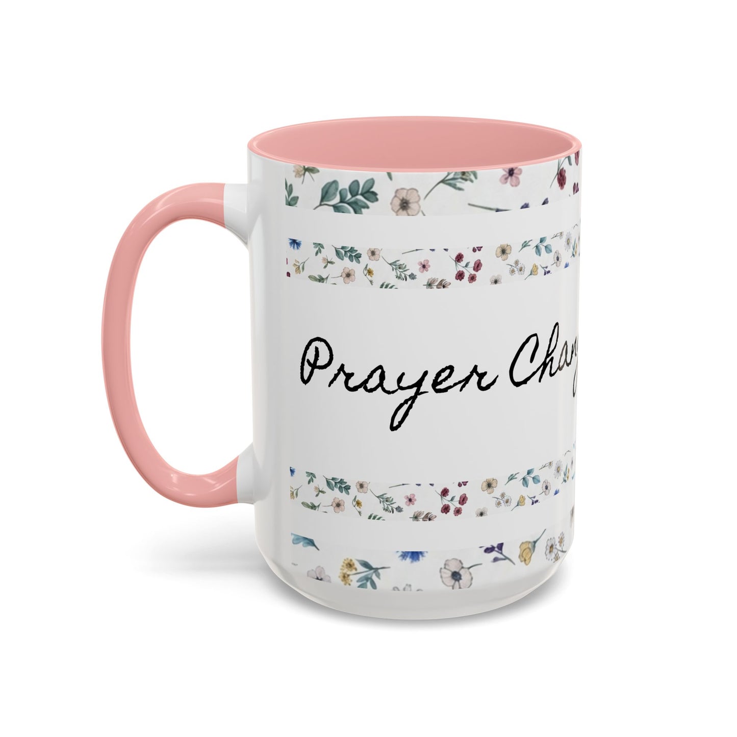 Prayer Changes Everything Accent Coffee Mug (11, 15oz)