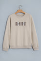 God Is Good Embroidered Drop Shoulder Crewneck Sweatshirt