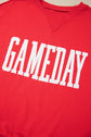 GAMEDAY Embroidered Patch Pattern Sweatshirt