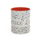 Grace Led Floral, Faith, Coffee Mug (11, 15oz)