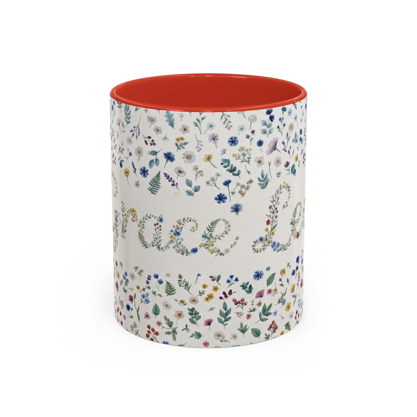 Grace Led Floral, Faith, Coffee Mug (11, 15oz)