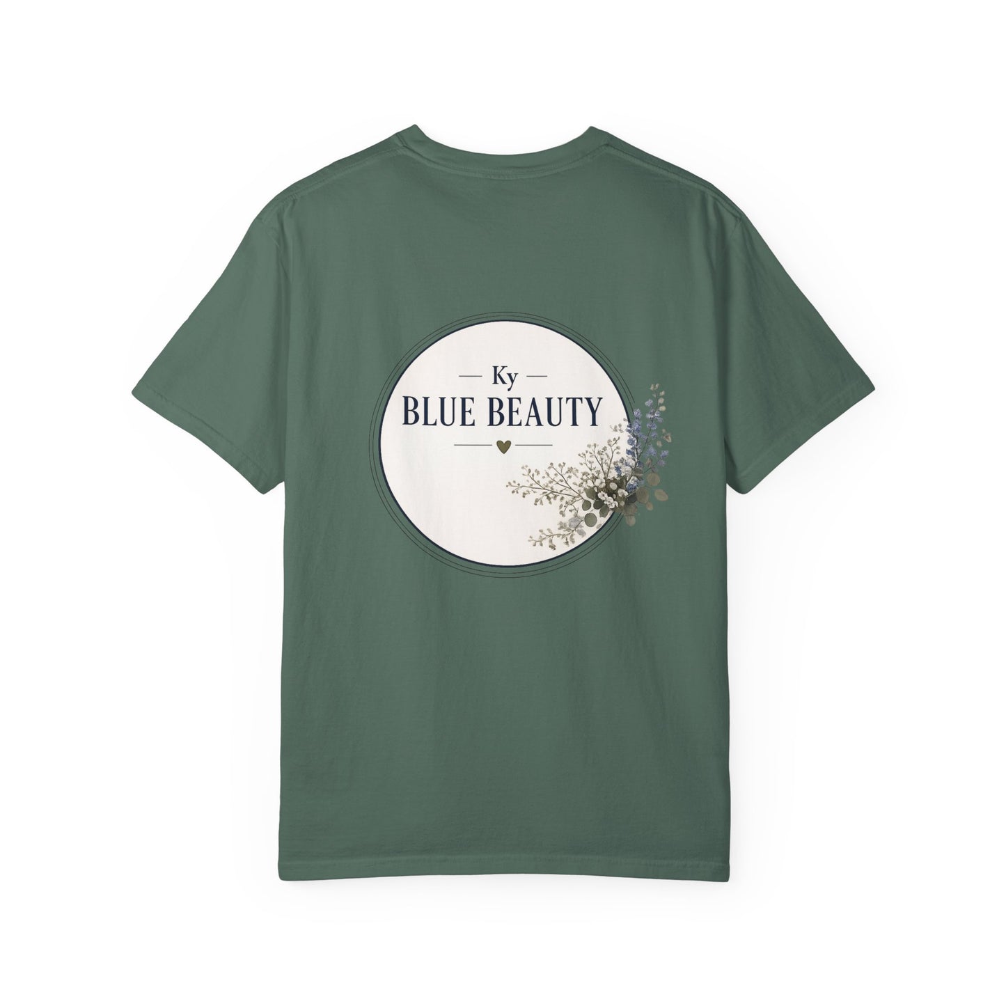T-Shirt — 'Ky Blue Beauty' Vintage Botanical Tee