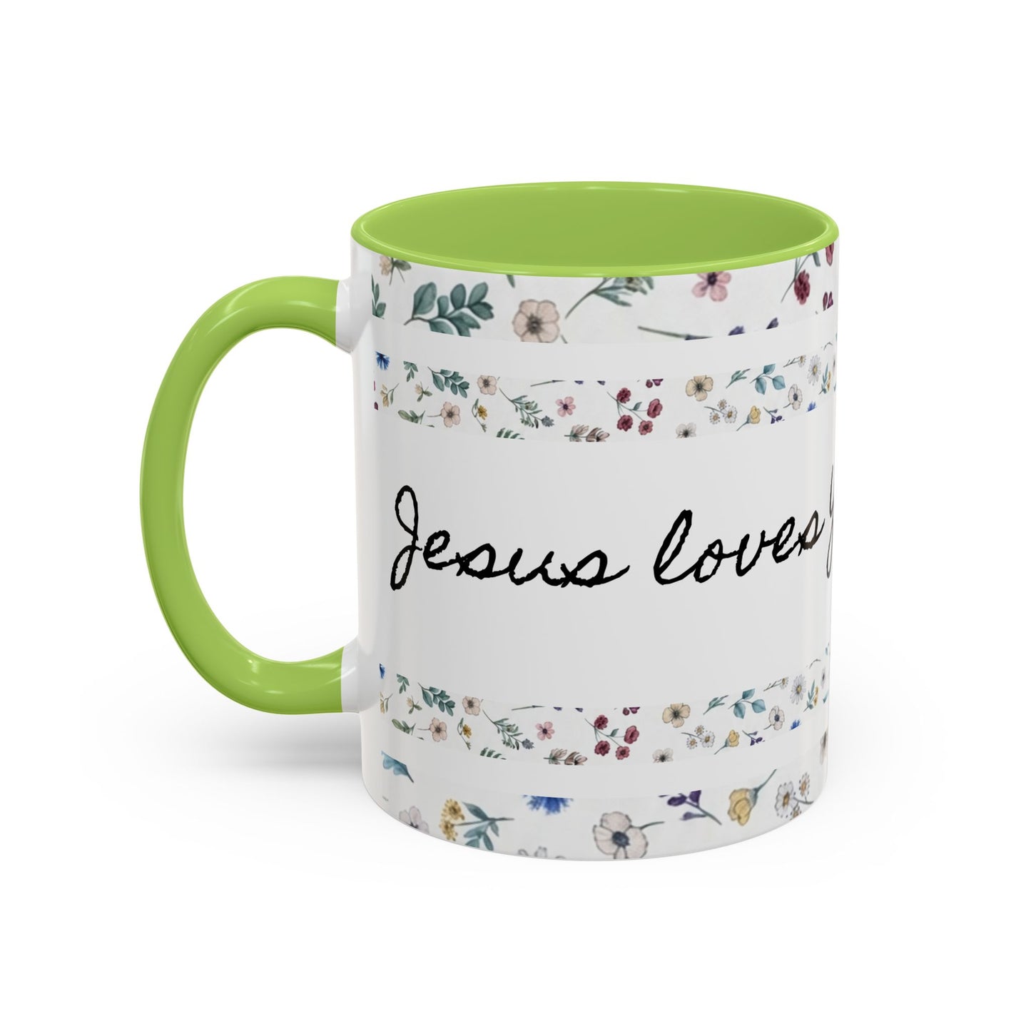 Jesus Loves You, That's all-Accent Coffee Mug (11, 15oz)