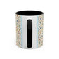 Fall Floral, Yellow Accent Coffee Mug (11, 15oz)
