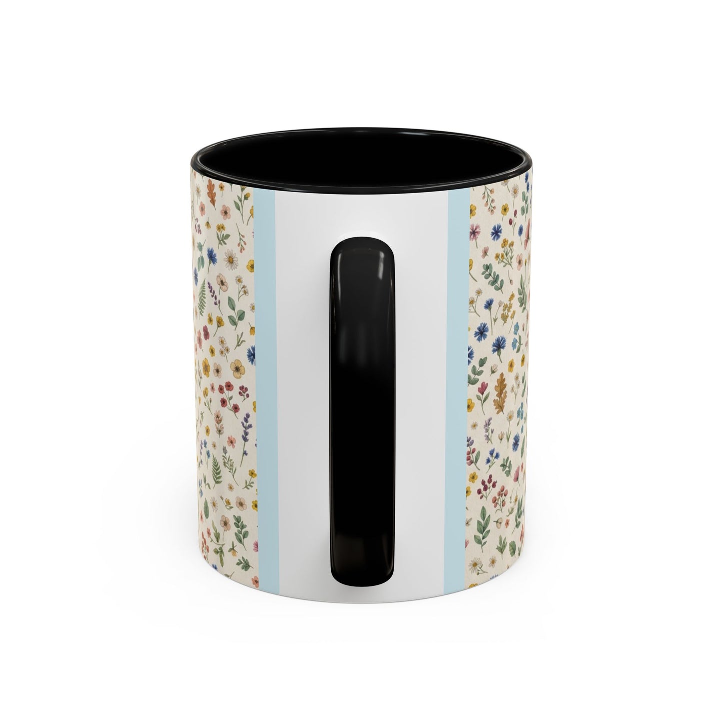 Fall Floral, Yellow Accent Coffee Mug (11, 15oz)