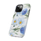 Blue Floral Tough Phone Cases