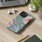 Green Fall floral Tough Phone Cases