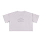 Crop Tee — "Its Just Earth" Minimal Faith Graphic (Romans 12:2)