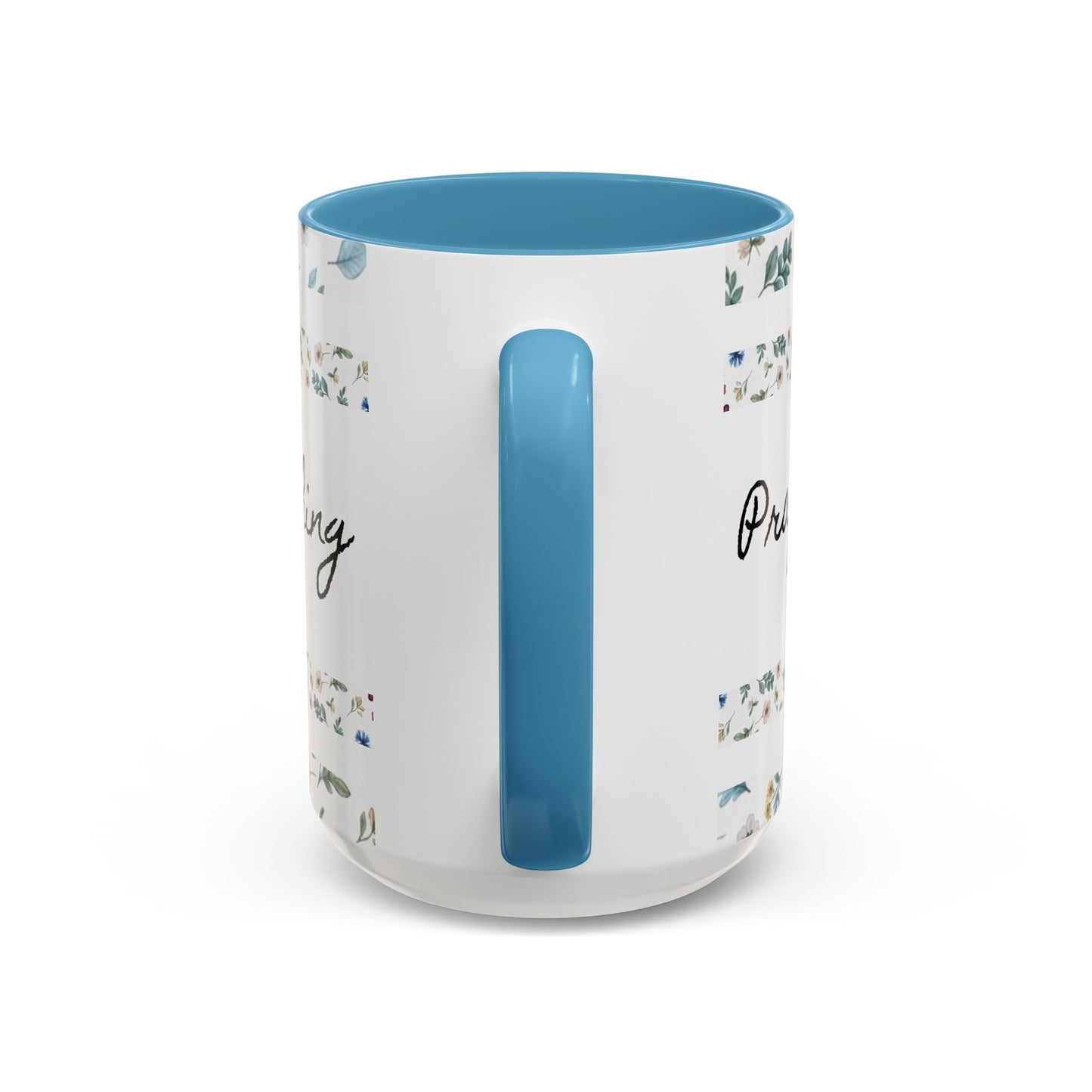 Prayer Changes Everything Accent Coffee Mug (11, 15oz)