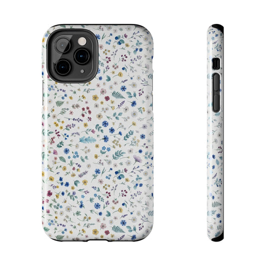 White Floral, Tough Phone Cases, Floral, Fall