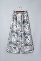 Camo Raw Edge Pocketed Drawstring Pants